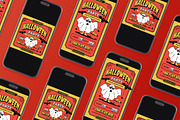 Yellow Halloween Party Flyer Set, a Flyer Template by Aiyari Graphic (Thumbnail 2 of 3)