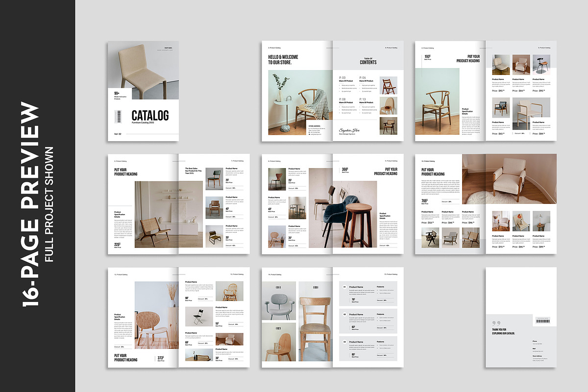 Catalog Brochure Template, a Brochure Template by Spark_Creative (Photo 12 of 12)