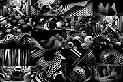 B&W Stripes 45 Backgrounds, a Background Graphic by Handmadefont (Thumbnail 5 of 8)
