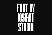 Misregon - Sports Font, a Sans Serif Font by Iqsiart Studio (Thumbnail 4 of 7)
