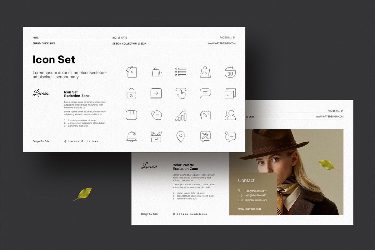 Brand Guidelines Presentation, a Presentation Template by Dream-Lab (Photo 10 of 10)