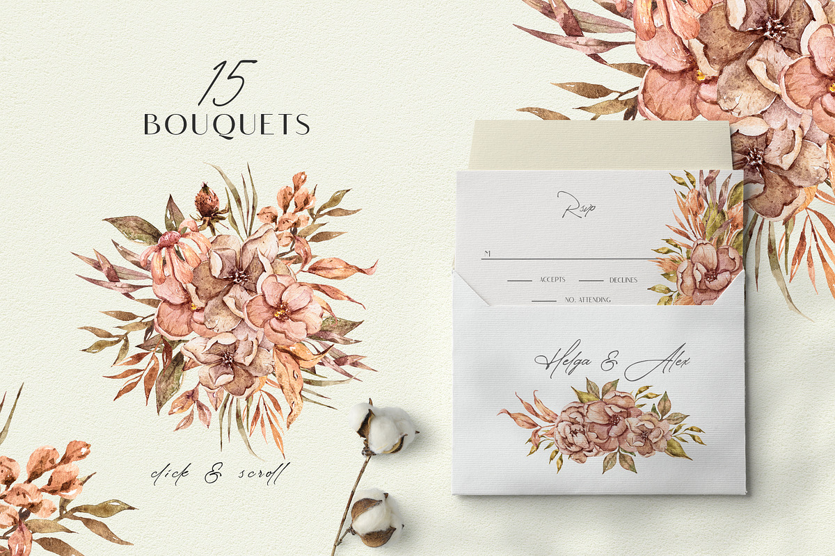 -20% Watercolor PUMPKIN SEASON set, a Texture Illustration by Tiana Geo (Photo 9 of 16)