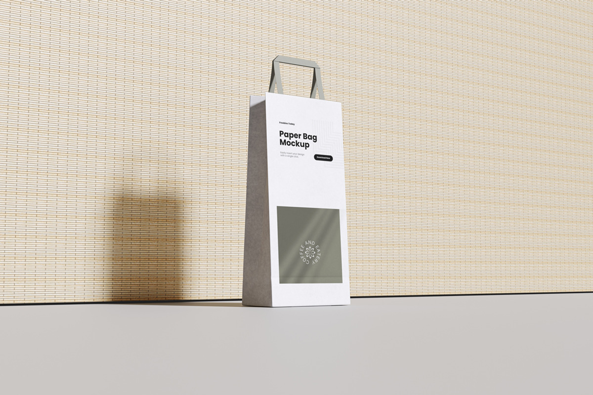 Shopping bag. Shopping bag mockup, a Packaging Mockup by Creative_A23 (Photo 2 of 4)