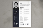 Minimal Cv Resume Canva Template, a Resume Template by Saman Osama (Thumbnail 2 of 3)