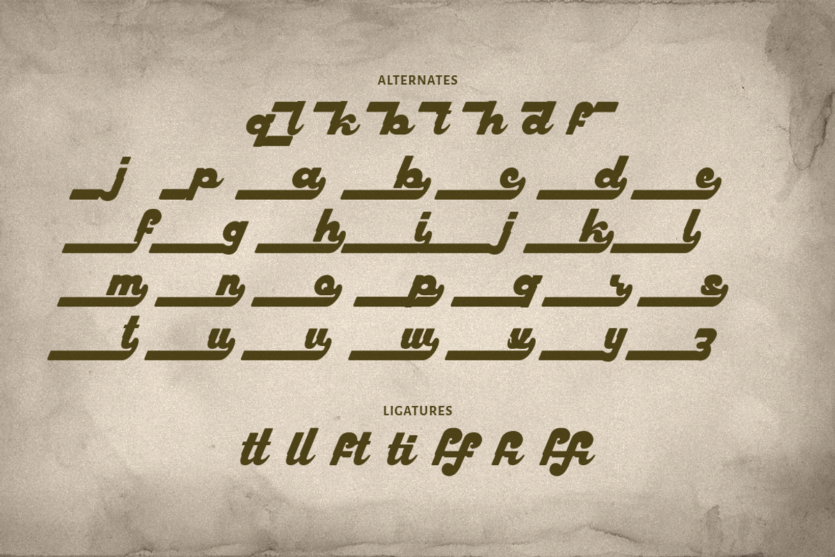 Harllem Display Vintage, a Font by Creatype Studio (Photo 8 of 10)