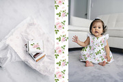 Pink Rose Pattern & Illustration, a Pattern Graphic by NataliArkushArt (Thumbnail 3 of 15)