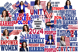 12 KAMALA HARRIS PNG Quotes Bundle