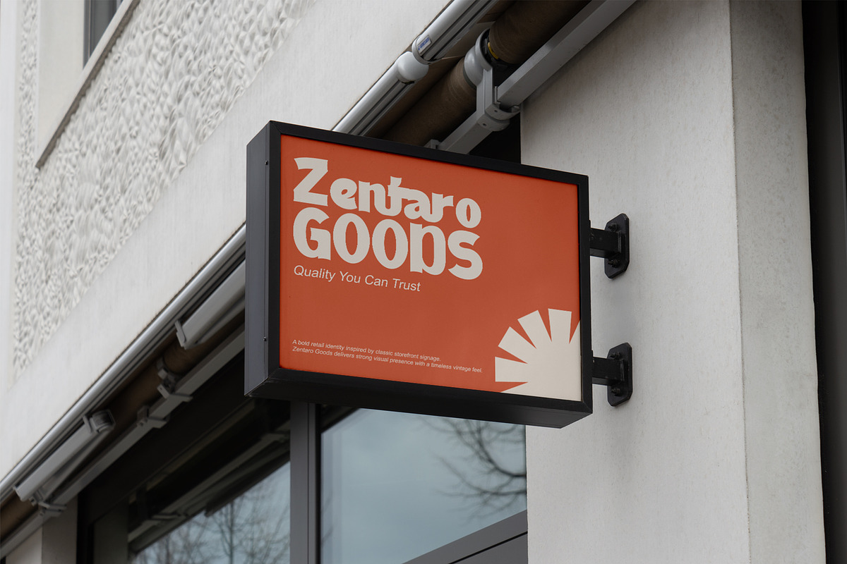 Zentaro - Retro Serif Font, a Sans Serif Font by Letterara (Photo 3 of 14)