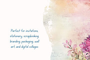 Floral Distressed Backgrounds, a Decorative Illustration by pictures for you (Thumbnail 6 of 36)
