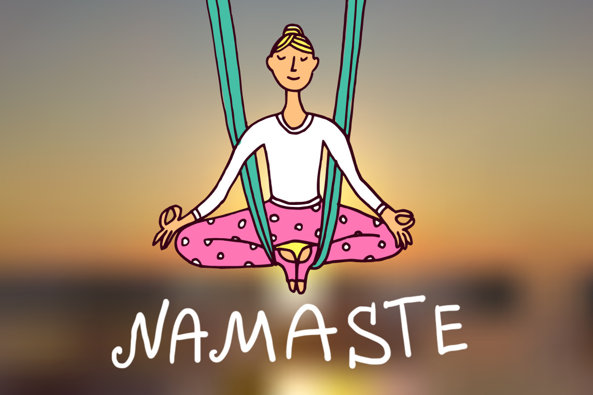 Do yoga, an Illustration by Steshnikova (Photo 7 of 7)