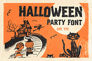 Retro Halloween Design Kit, a Seasonal Illustration by Retro Machine (Thumbnail 7 of 15)