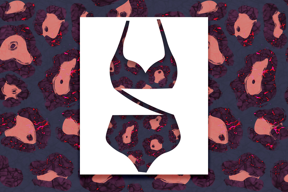 Wild Animal Prints Set Night Drama, a Pattern Graphic by Oksana Dovhopol Art (Photo 15 of 19)