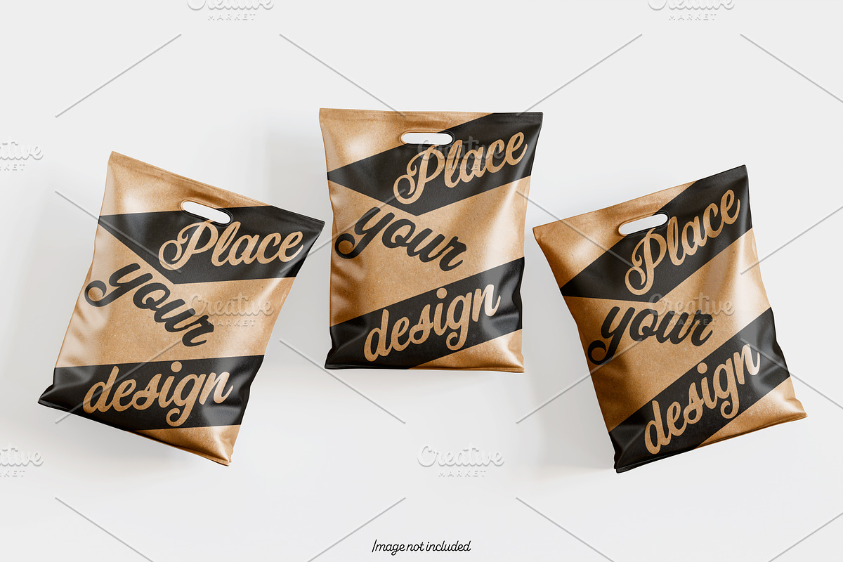 Paper bag brown color mockup bundles, a Packaging Mockup by Ambo Ampeng (Photo 31 of 32)