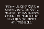 Kepang Western Font, a Serif Font by Iqsiart Studio (Thumbnail 4 of 7)