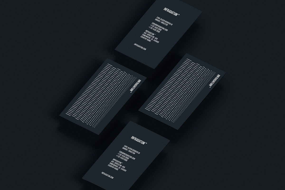 Business cards template: Infradatum, a Business Card Template by Srg® (Photo 3 of 4)
