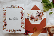 Deep burgundy - autumn watercolor, a Decorative Illustration by Youksy (Thumbnail 6 of 12)
