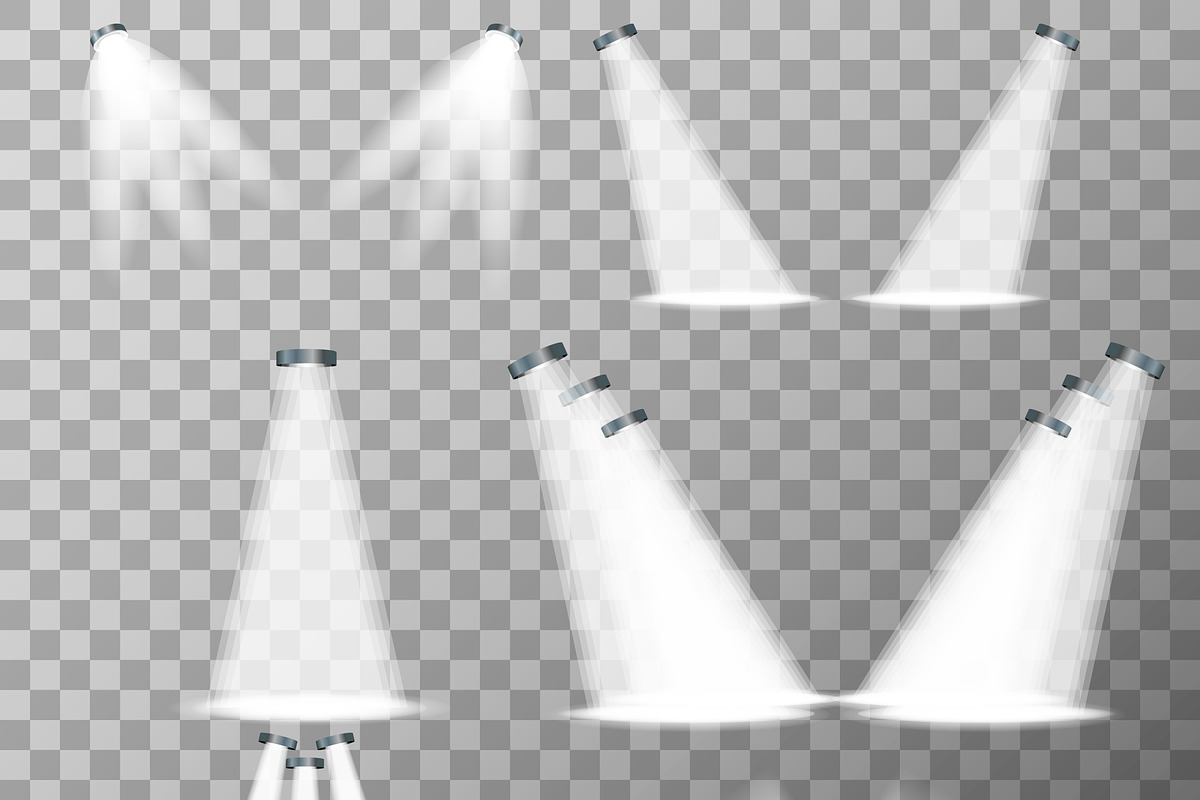 Set of the spotlights, an Object Graphic by Traudl's shop