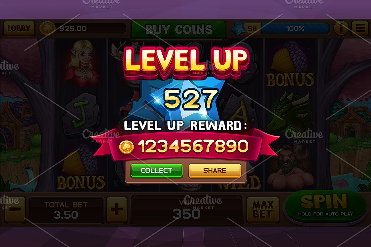 Enchanted Valley Slots game KIT, an Illustration by Saranai Store (Photo 9 of 10)
