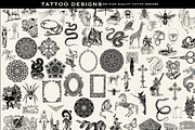 300 TATTOO DESIGNS, an Animal Illustration by Lilithcollageart (Thumbnail 1 of 5)