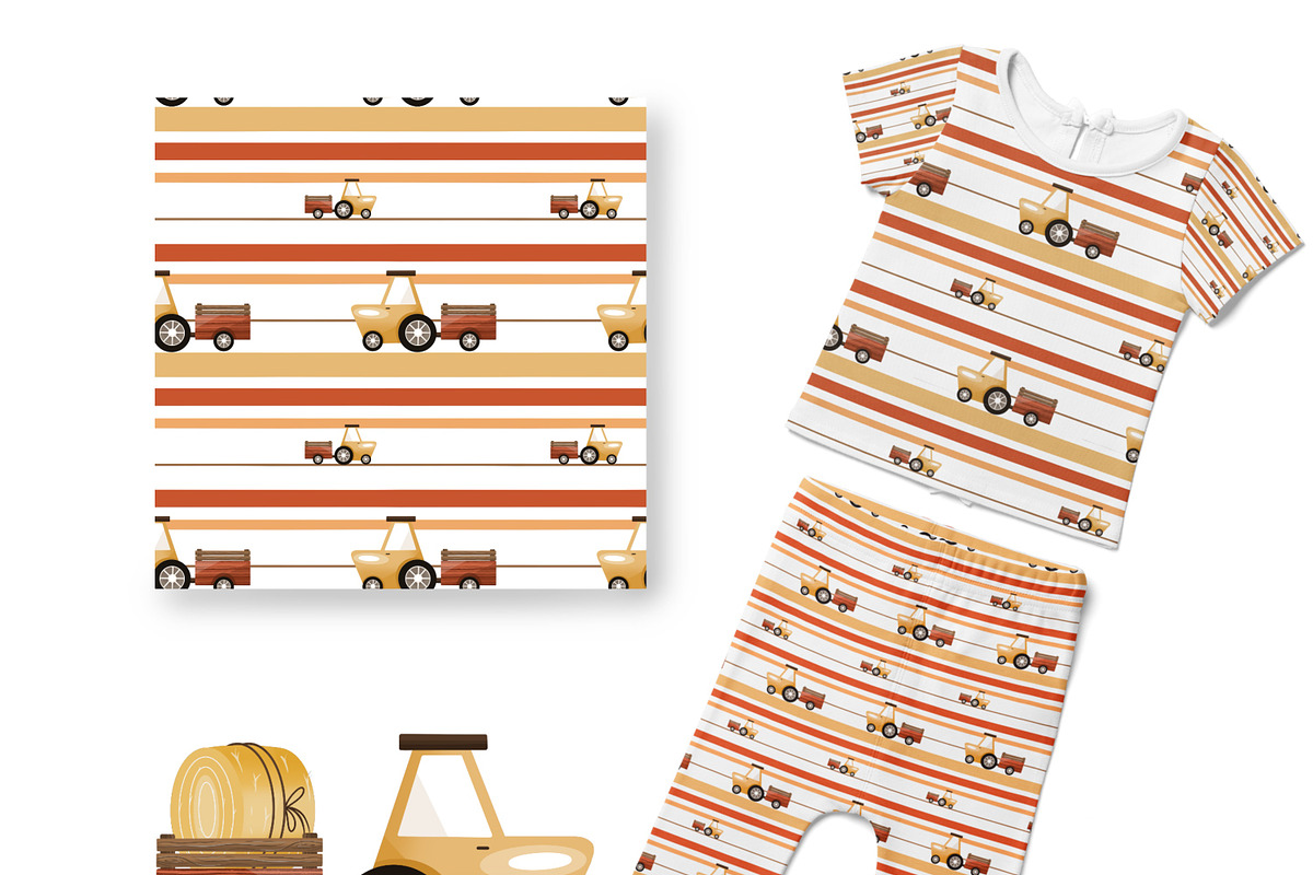 Autumn farm-kids collection, a Seasonal Illustration by Linerisyart (Photo 16 of 23)