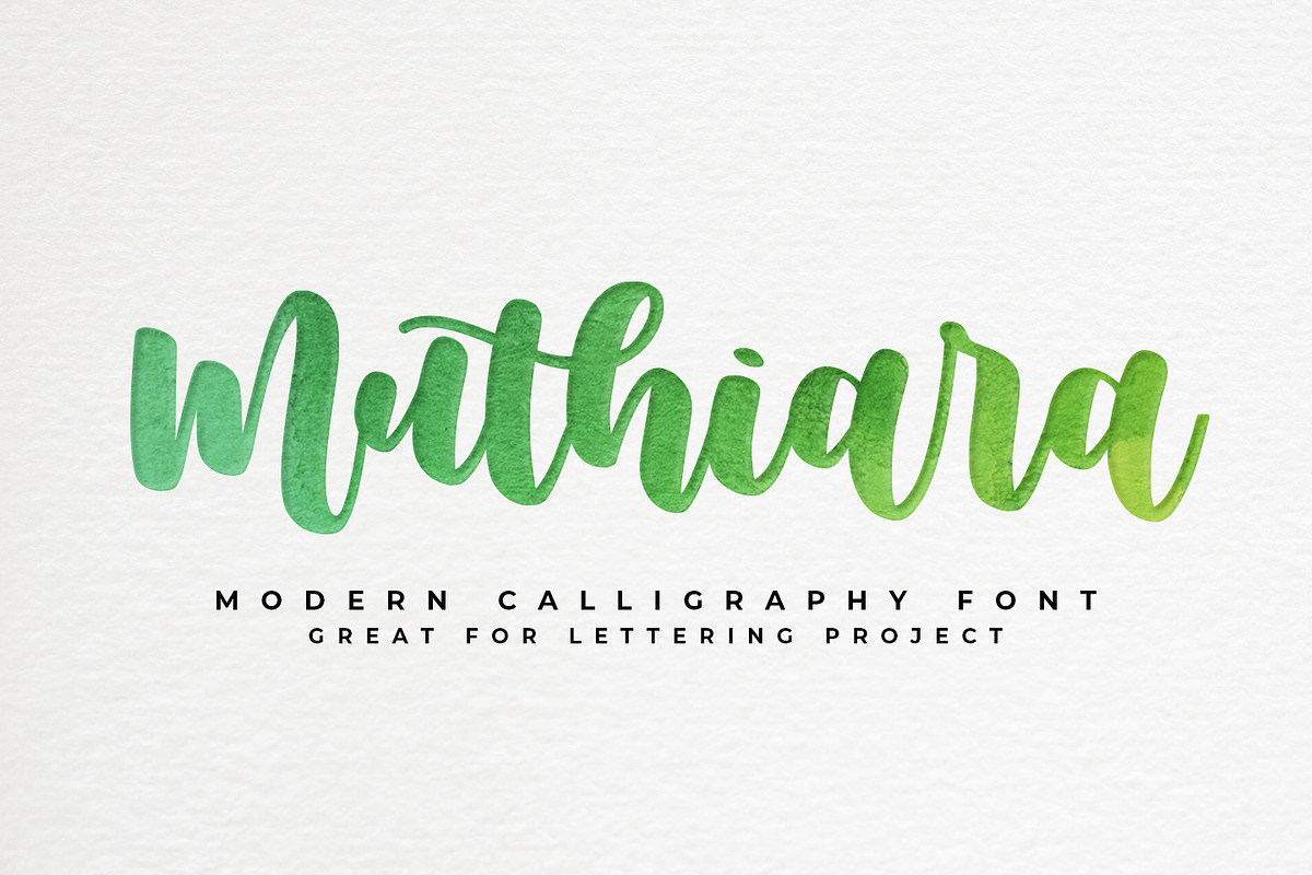 Muthiara, a Script Font by Abo Daniel Studio (Photo 1 of 13)