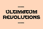 COURAGE DISPLAY FONT, a Font by INKSUN™ (Thumbnail 4 of 5)