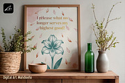 Boho Botanical Affirmation Cards, a Card Template by Digital Art Mahdiseño (Thumbnail 12 of 13)