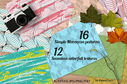 Simple Moroccan patterns+textures, a Pattern Graphic by Zebra-Finch (Thumbnail 9 of 9)
