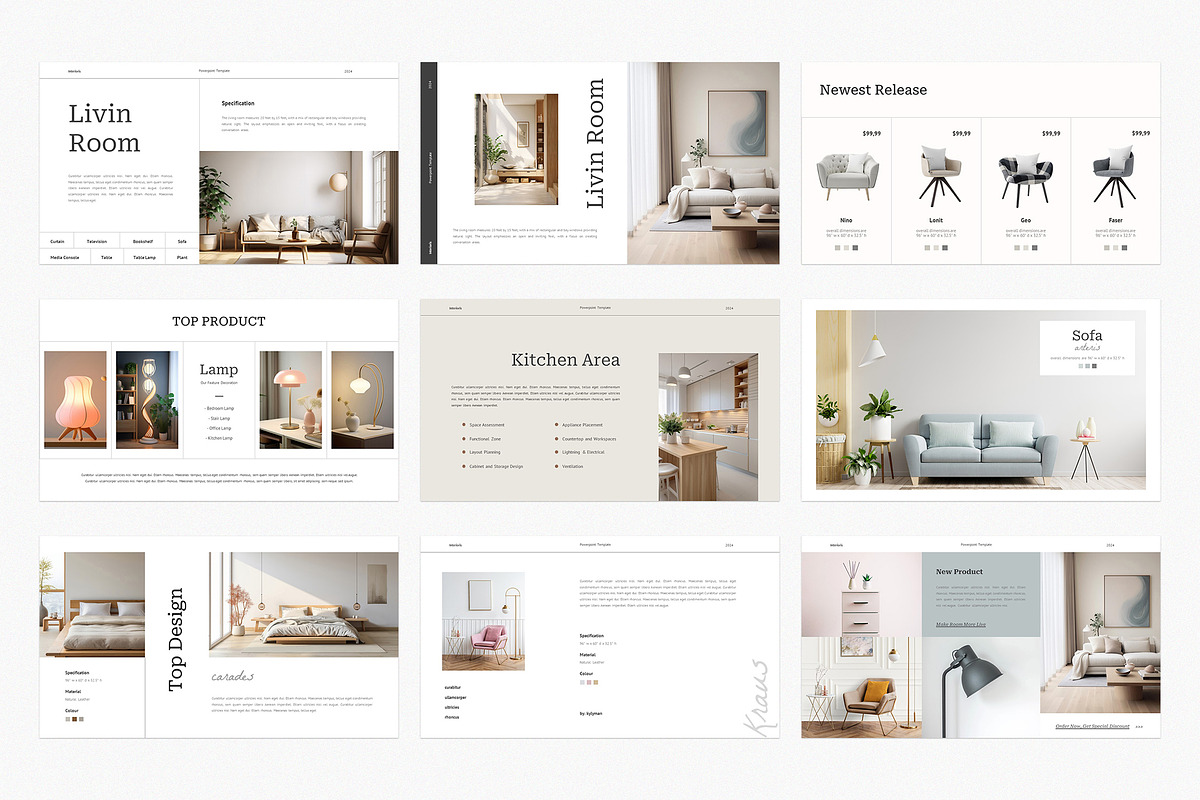 Interiori Google Slides Template, a Presentation Template by kylyman (Photo 3 of 4)