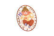 Cute babies sleeping in bed set, a Person Illustration by PaperTrident (Thumbnail 6 of 11)