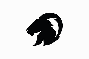 Goat Logo Template vector icon, a Graphic by T.Vooka