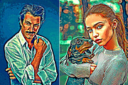 Intense Oil Paint, an Action Add-On by U_Design (Thumbnail 2 of 5)