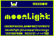moon river font, a Font by weknow (Thumbnail 4 of 5)