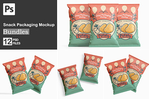 Chips Packaging Mockup Bundles