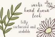 Vintage Rustic Florals, an Illustration by Kellie Jayne Studio (Thumbnail 9 of 11)