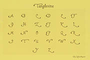 Tanglevine Script Font, a Handwritten Font by Lilithcollageart (Thumbnail 6 of 10)