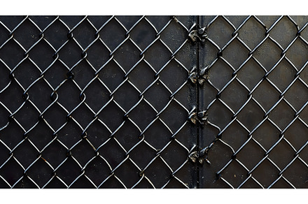 Detailed view of a black chain link, an Abstract Photo by Lermont51
