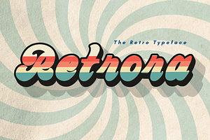 Retrora | Vintage Retro Font