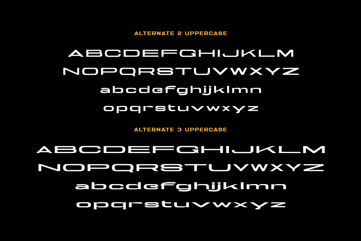 Jaguar Alison Stretch Sans, a Sans Serif Font by Cruzine (Photo 7 of 8)