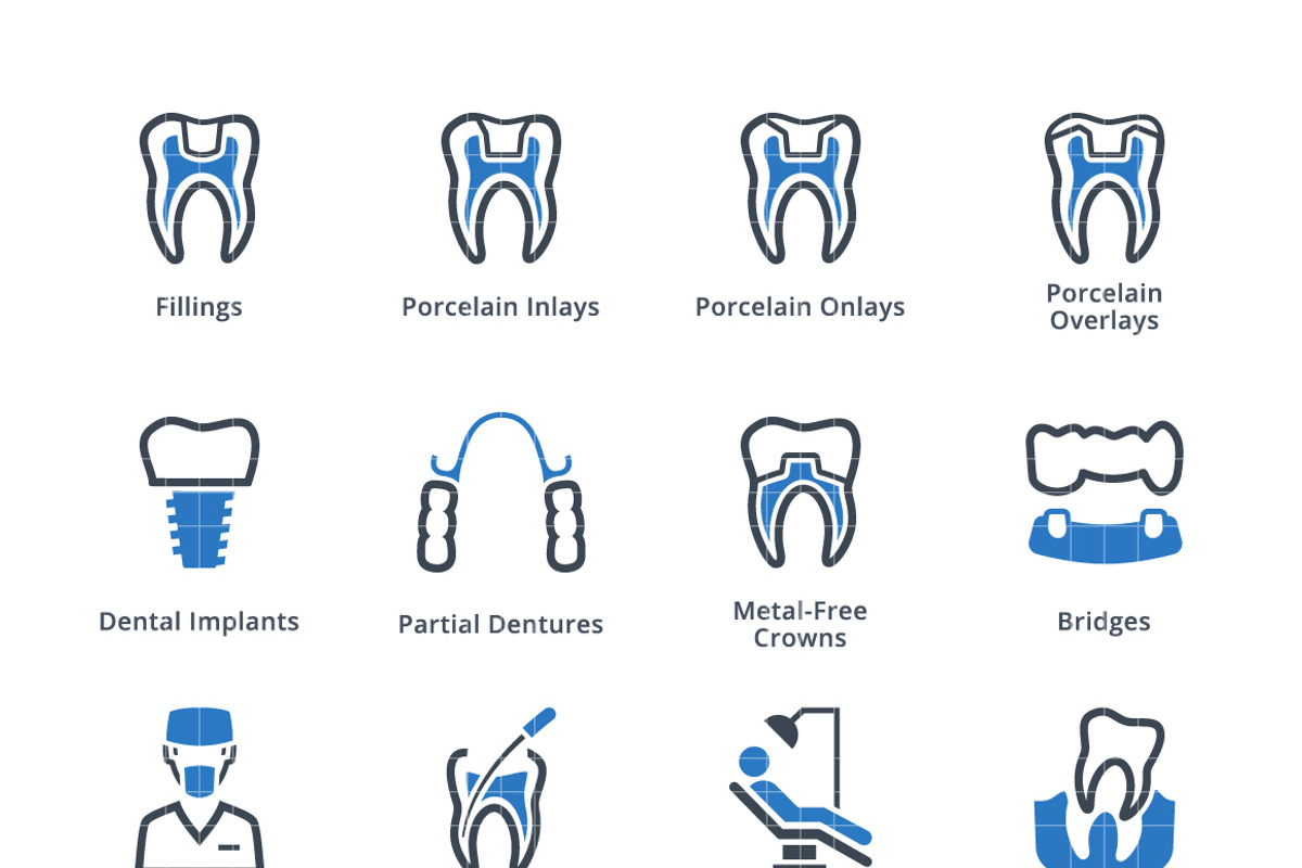 Restorative Dentistry Icons, an Icon by introwiz1 (Photo 2 of 3)
