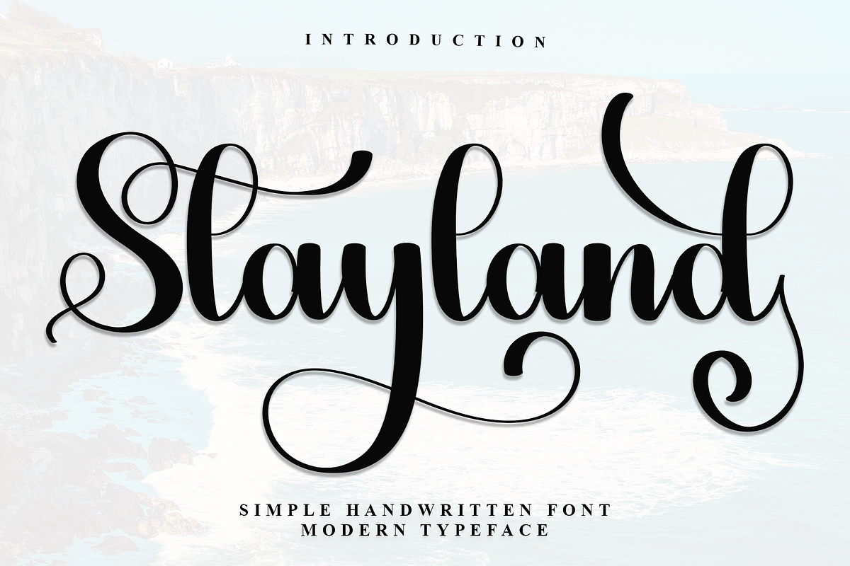 Stayland, a Handwritten Font by InermediaSTUDIO (Photo 1 of 7)