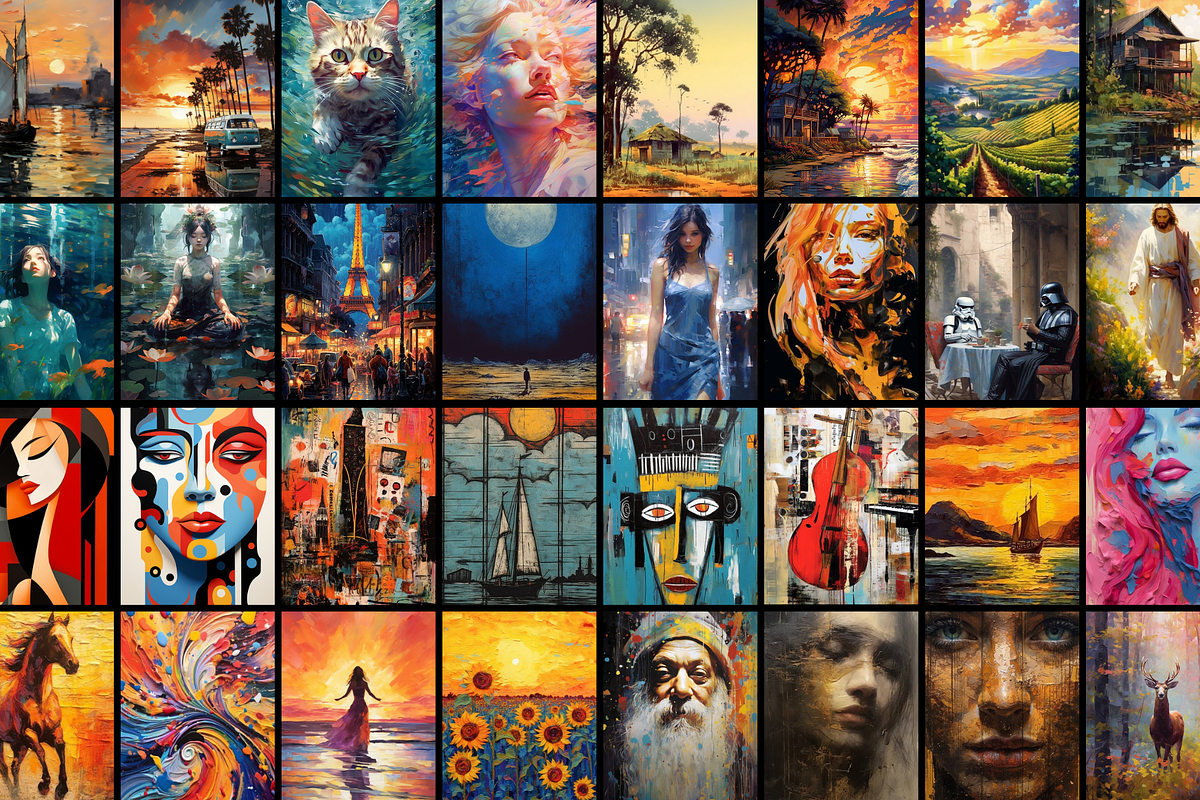 100 Midjourney Painting Prompts, a Decorative Illustration by Artimind Studio (Photo 2 of 5)