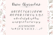 Cherokee Rose Calligraphy Font, a Script Font by Beck McCormick (Thumbnail 8 of 9)