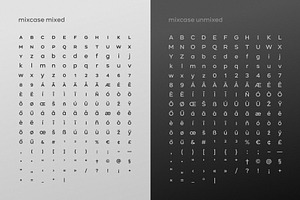 Mixcase - Mixed Case Font