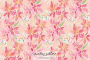 Elegant pink lily seamless pattern, a Pattern Graphic by Pink Studio Art (Thumbnail 1 of 4)