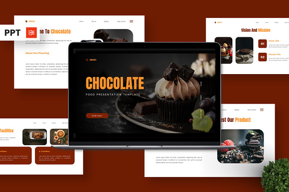Chocolate - Food Powerpoint preview 7