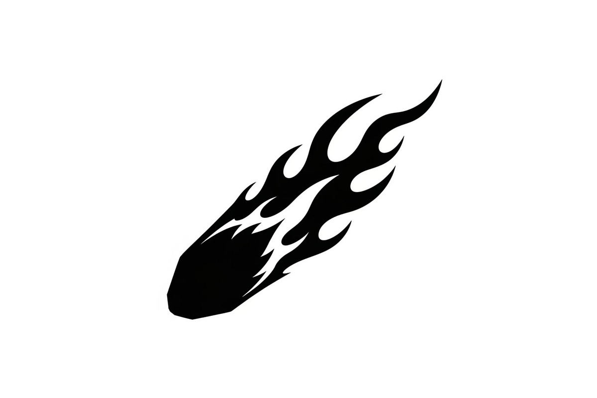Fire Meteor Comet Silhouette Bundle, an Illustration by Designs_River (Photo 18 of 51)