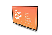 Smart TV Display Mockup Template Set, a Device Mockup by DesignRushMarket (Thumbnail 8 of 11)