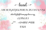 head, a Font by Uloel Design (Thumbnail 7 of 9)