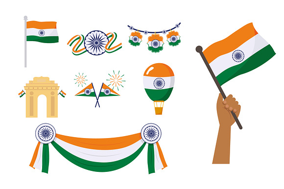 Indian Independence Day Icons preview 2